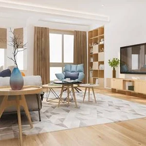 Representative interior - living and dining